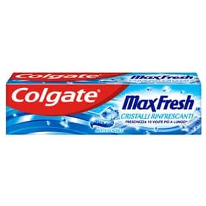 Colgate MaxFresh Dentifricio con Cristalli Rinfrescanti 75 ml - Freschezza Duratura