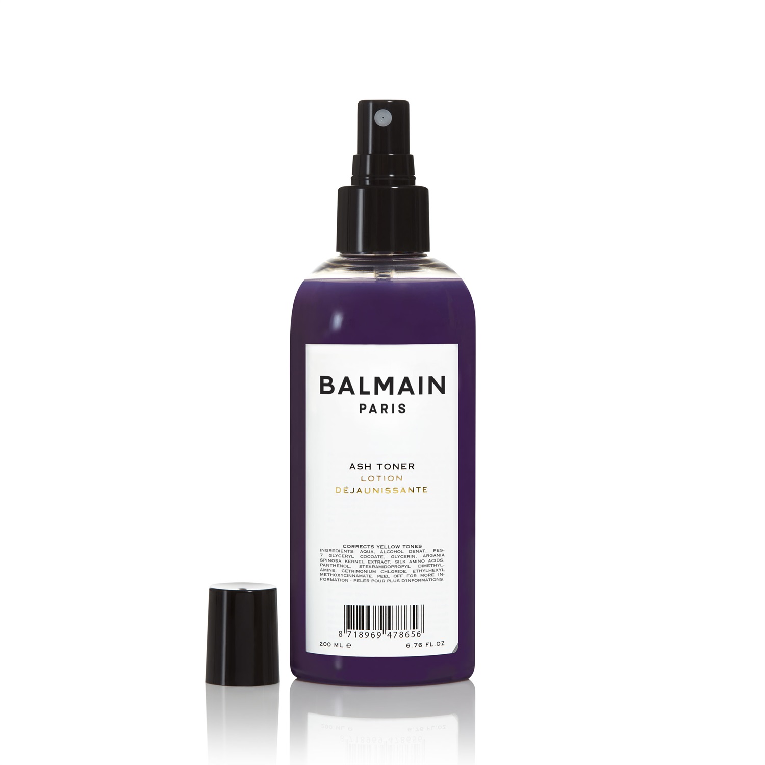 Balmain Hair Couture Ash Toner Spray Illuminante Anti-Giallo 200 ml - Trattamento senza risciacquo per capelli biondi e grigi