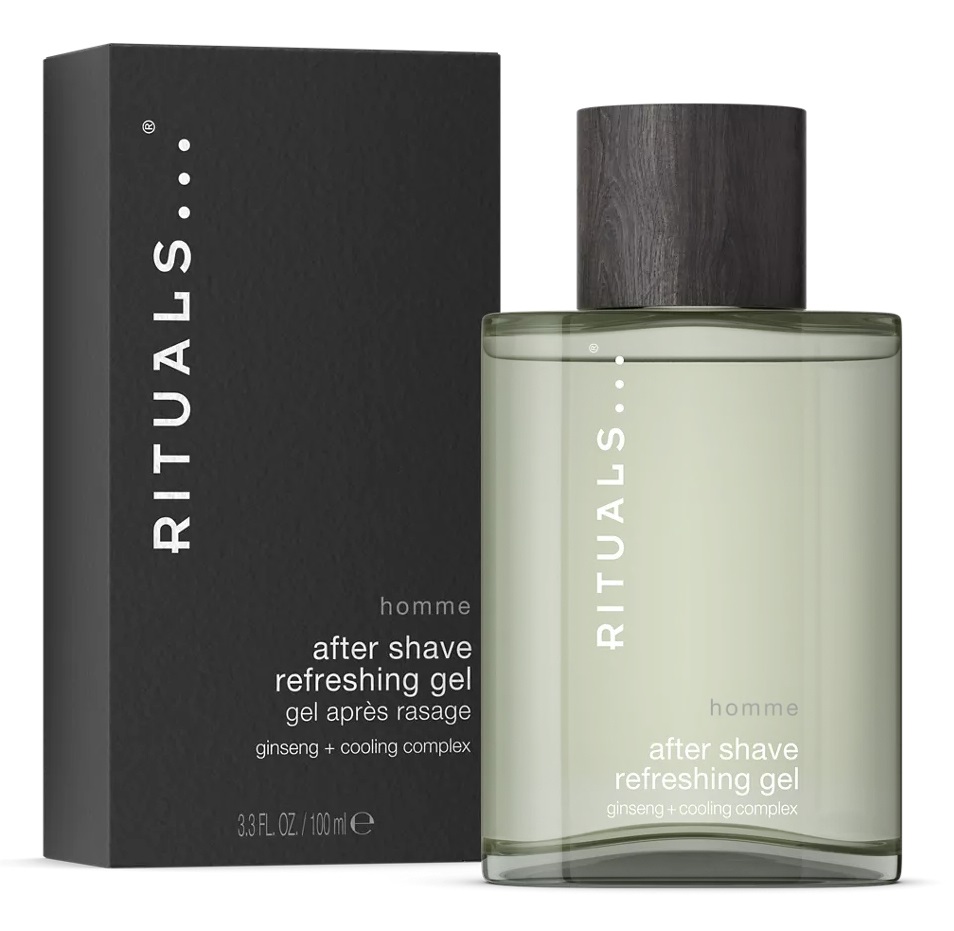 Rituals Homme After Shave Refreshing Gel 100 ml - Gel Dopobarba Rinfrescante con Ginseng e Cooling Complex