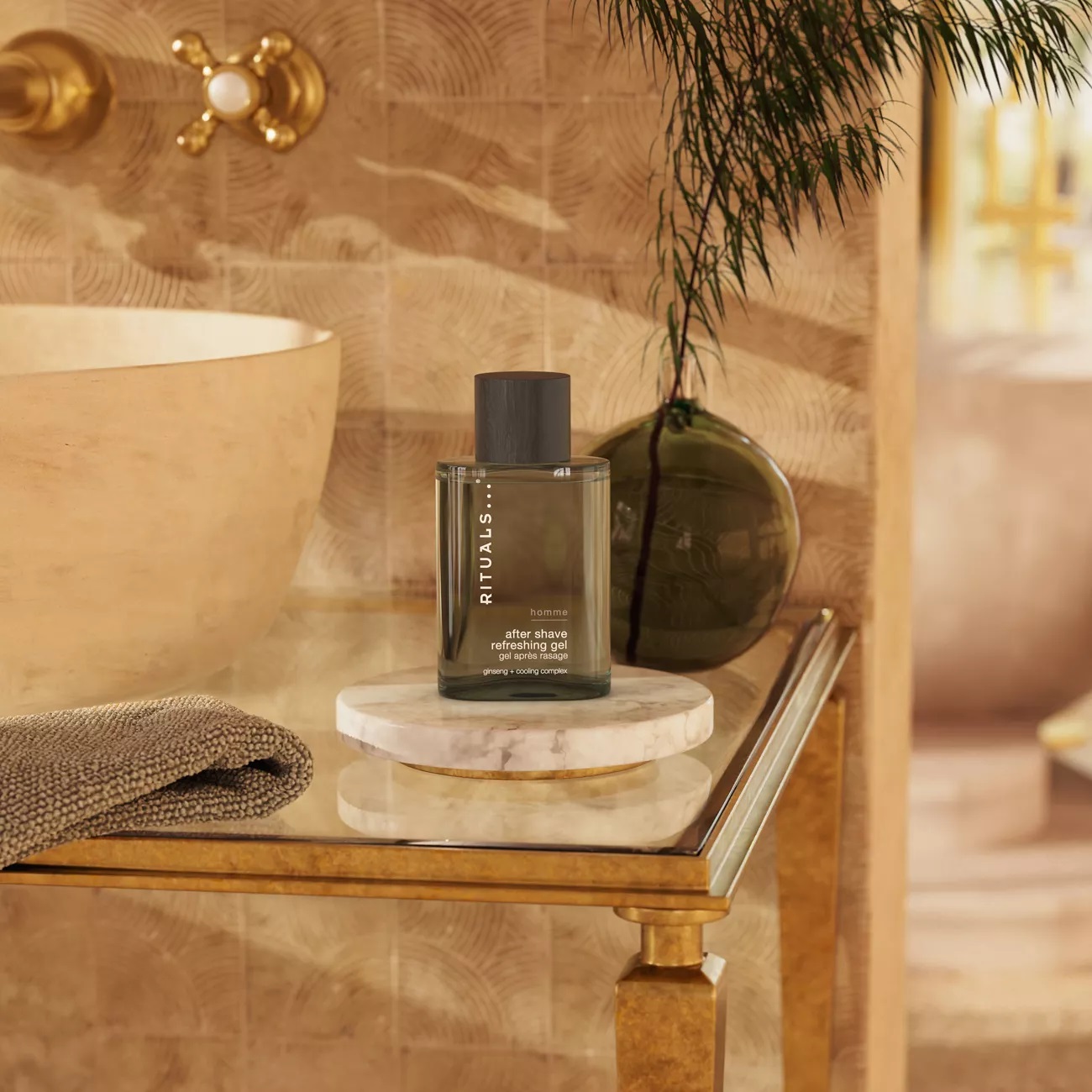 Rituals Homme After Shave Refreshing Gel 100 ml - Gel Dopobarba Rinfrescante con Ginseng e Cooling Complex