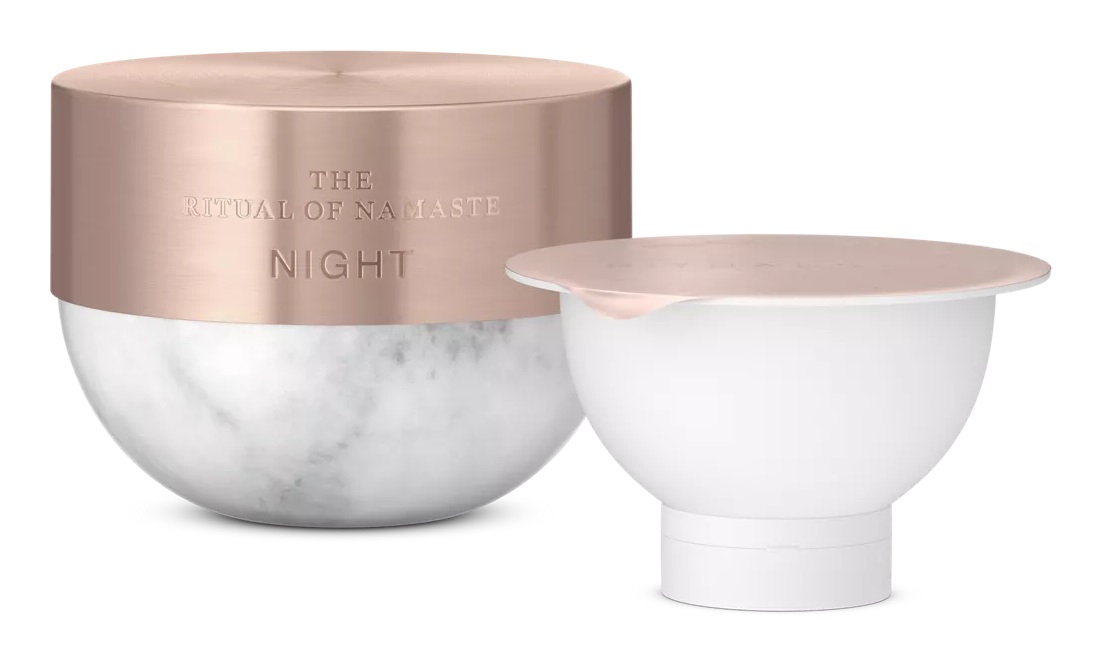 Rituals The Ritual of Namaste Glow Crema Viso Notte Anti-Age - 50 ml con Bakuchiol Repair Complex