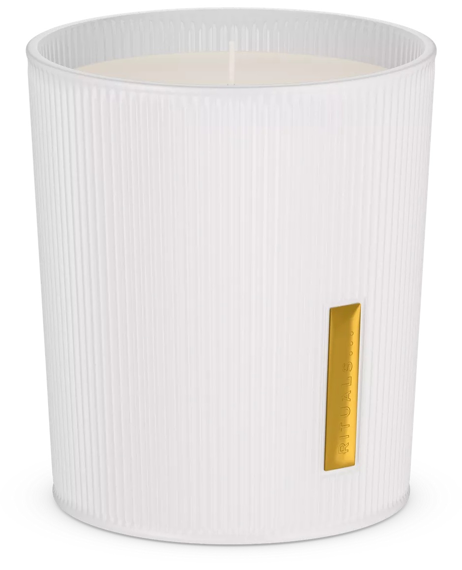 Rituals The Ritual of Karma Candela Profumata 290 g - Fiore di Loto e Tè Bianco - Fino a 50 Ore di Combustione