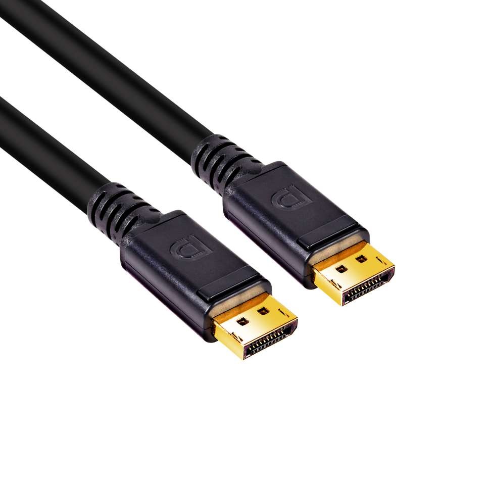CLUB3D DisplayPort 1.4 HBR3 8K Cable M/M 4m (13.12ft) - 24AWG, Black Connector