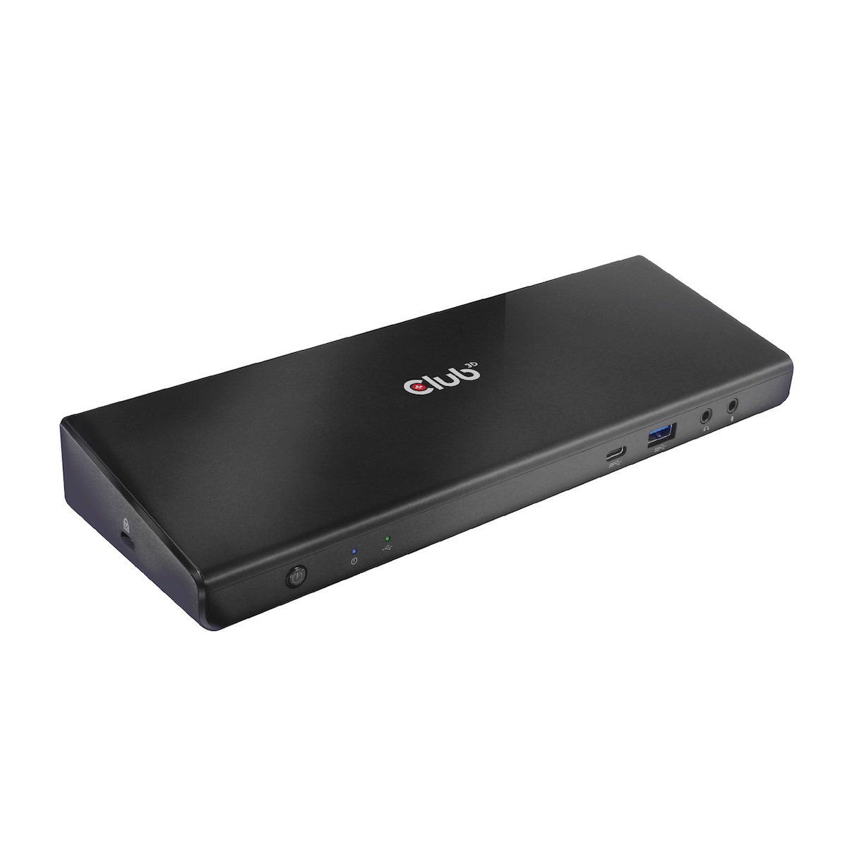 CLUB3D CSV-1562 Docking Station Universale USB 3.2 Gen 1 Type-C con Uscita 4K e Connessione Cuffie 3,5 mm - Nero
