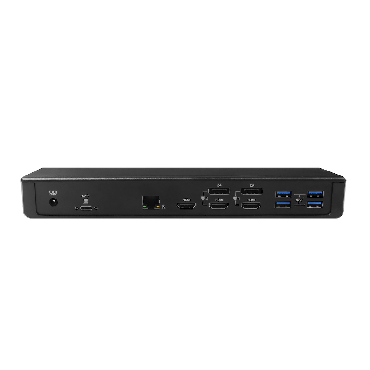 CLUB3D CSV-1562 Docking Station Universale USB 3.2 Gen 1 Type-C con Uscita 4K e Connessione Cuffie 3,5 mm - Nero