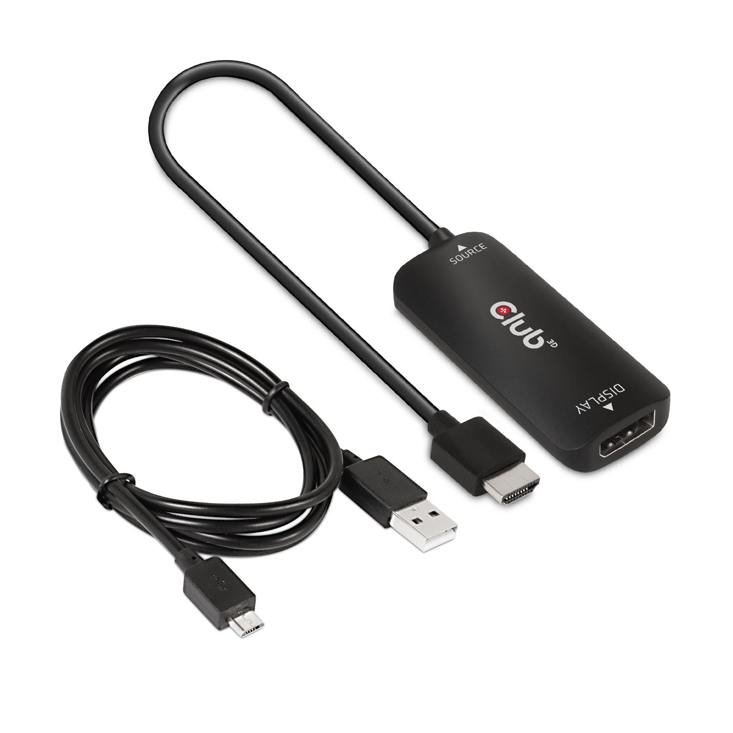 Club 3D CAC-1335 Adattatore Attivo HDMI Micro USB a DisplayPort 4K120Hz / 8K30Hz