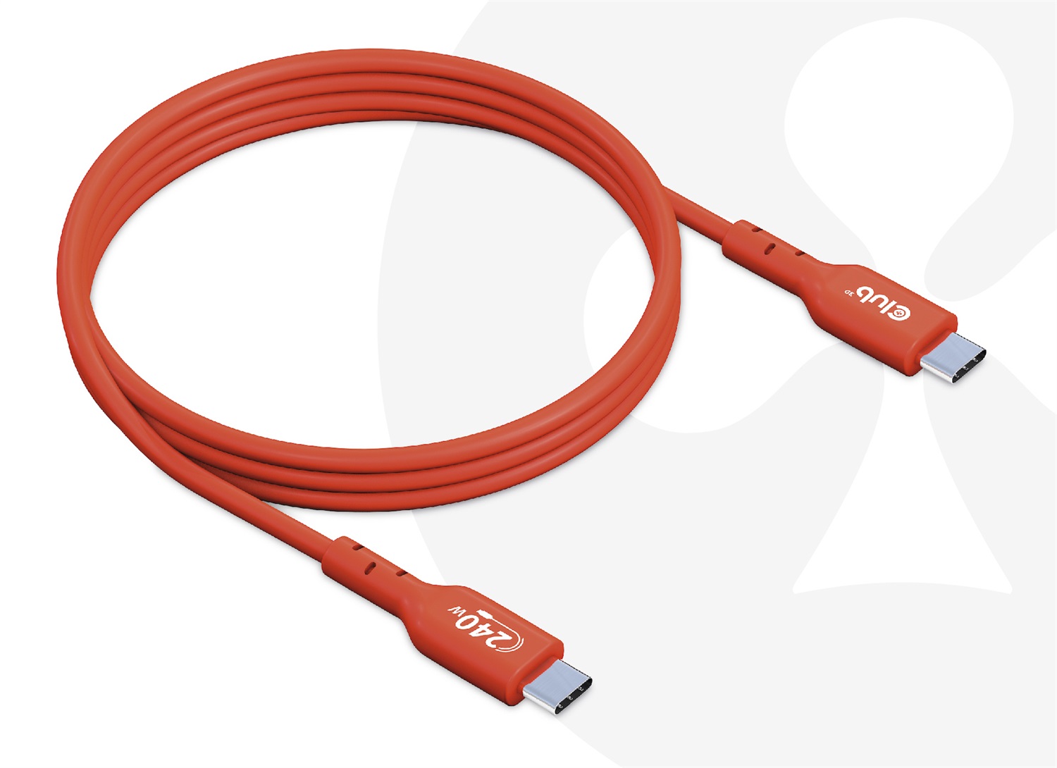 Club 3D CAC-1511 Cavo USB2 Tipo-C Bidirezionale Certificato USB-IF 1m 480Mb/s PD 240W