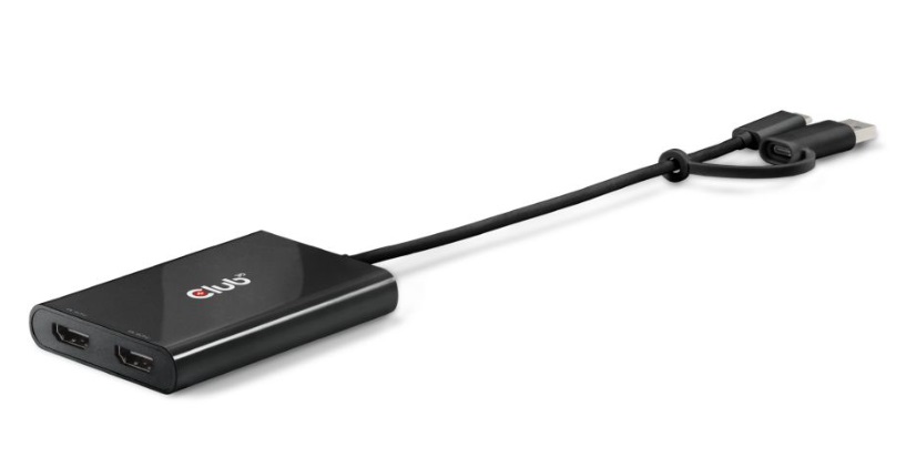 CLUB3D CSV-1475 Ripartitore Video USB Tipo-C a 2x HDMI 4K 60Hz