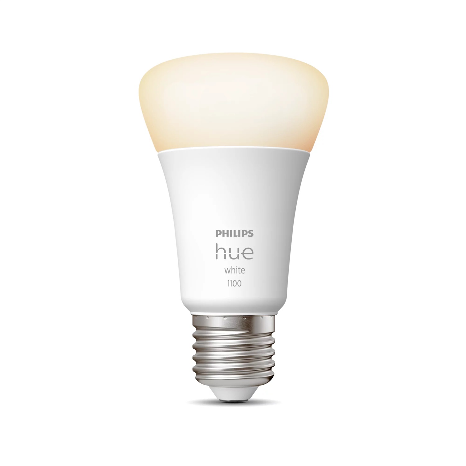 Philips Hue White Lampadina Smart LED E27 9.5W Dimmerabile Bluetooth, Luce Bianca Calda, Compatibile con Alexa e Google Assistant
