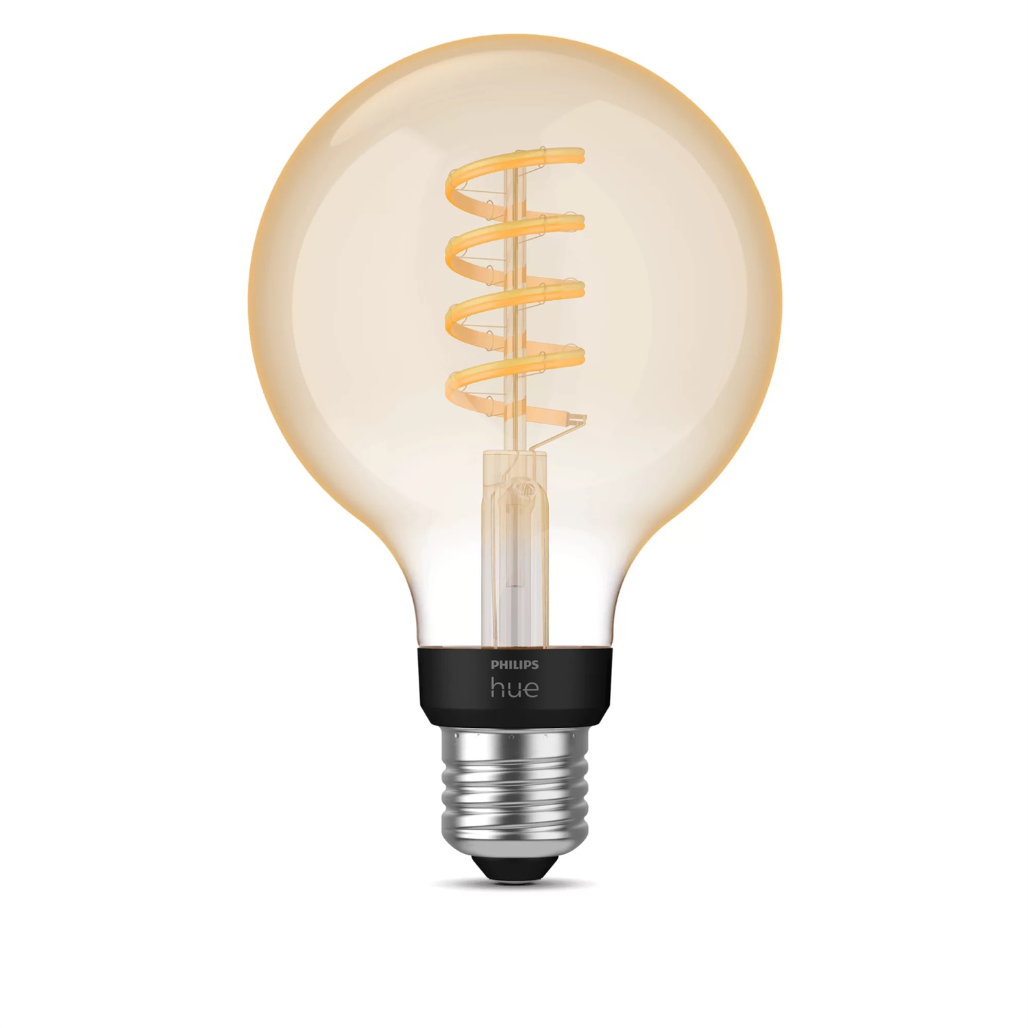 Philips Hue White Ambiance Filament G93 - Lampadina a Filamento Connessa E27 7 W Dimmerabile con Luce Bianca da Calda a Fredda