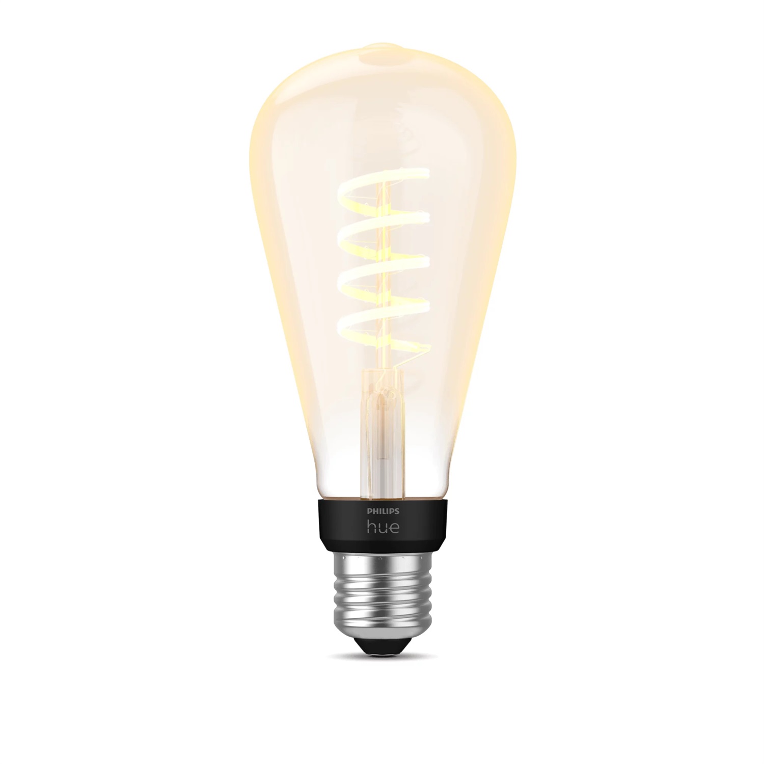 Philips Hue White Ambiance Filament ST72 - Lampadina a Filamento Connessa E27, 7 W, Dimmerabile, Luce Bianca da Calda a Fredda