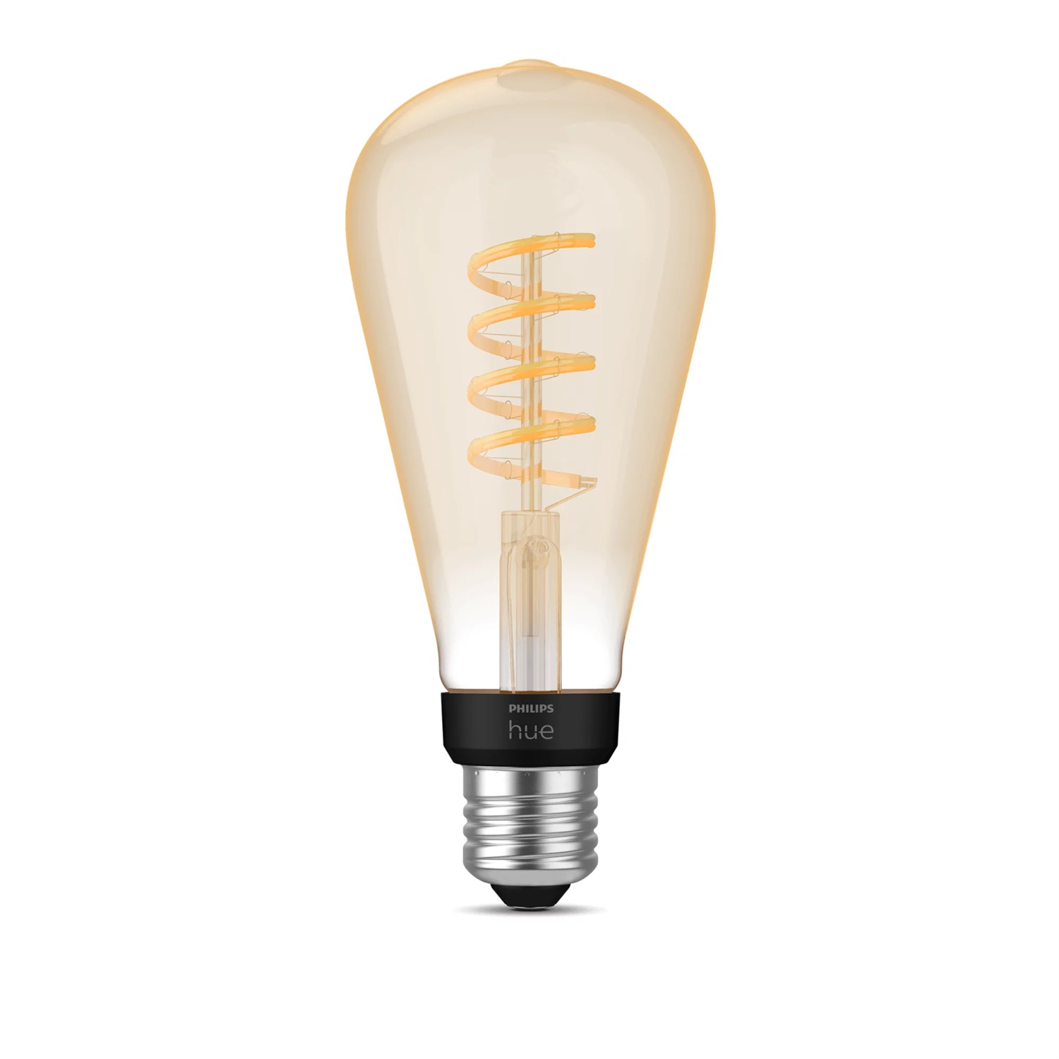 Philips Hue White Ambiance Filament ST72 - Lampadina a Filamento Connessa E27, 7 W, Dimmerabile, Luce Bianca da Calda a Fredda