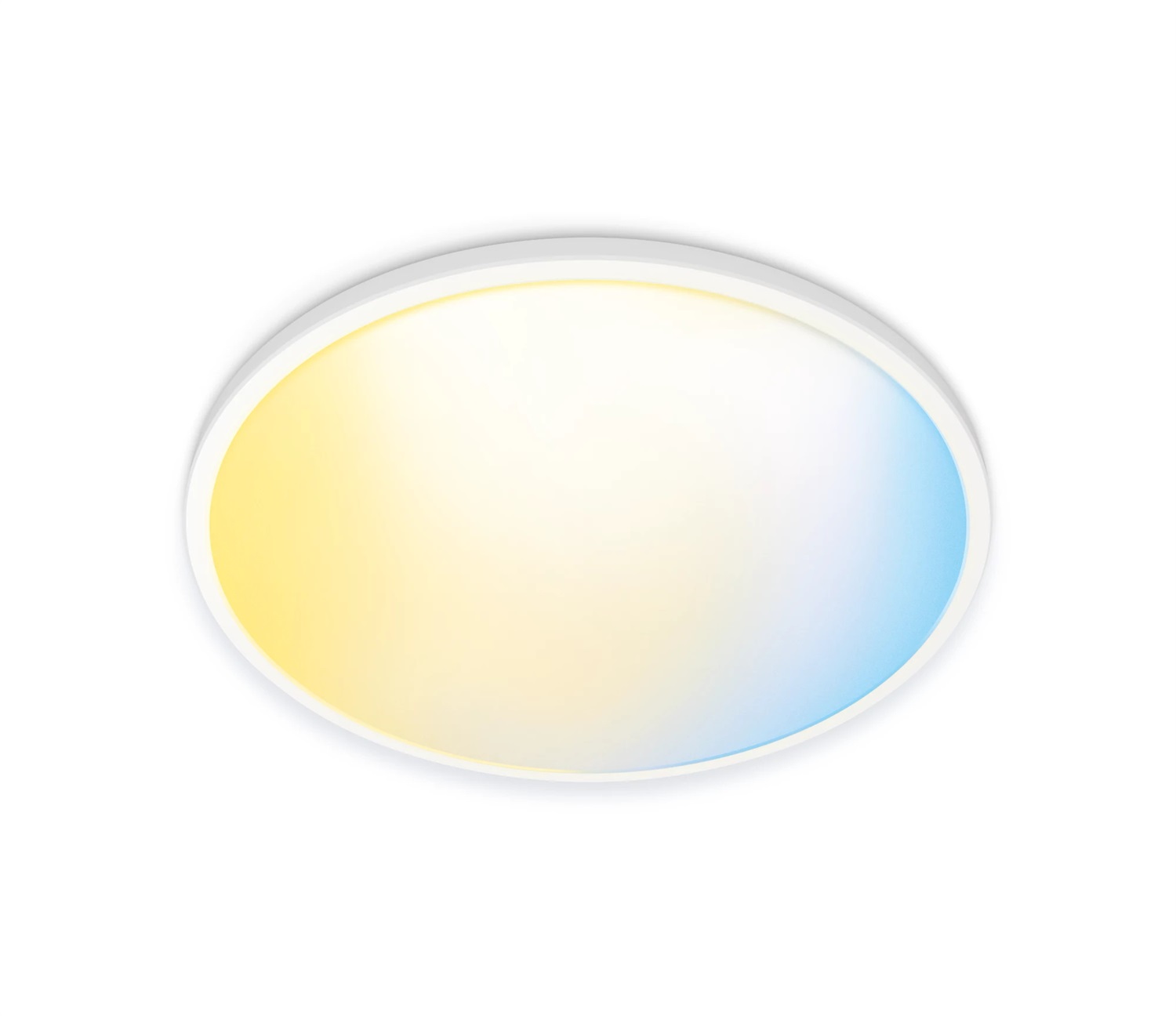 WiZ Plafoniera Smart Super Slim WiFi 16W - Luce Bianca Dimmerabile con Tecnologia SpaceSense e Controllo Vocale (Alexa, Apple HomeKit, Google Home)
