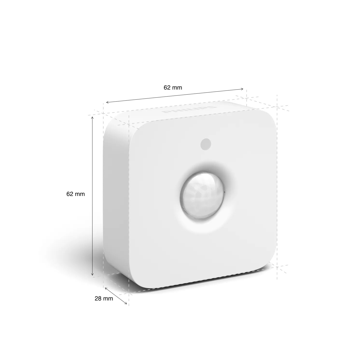 Philips Hue Motion Sensor - Rilevatore di Movimento Wireless, ZigBee, Bianco, Installazione Facile per Interni