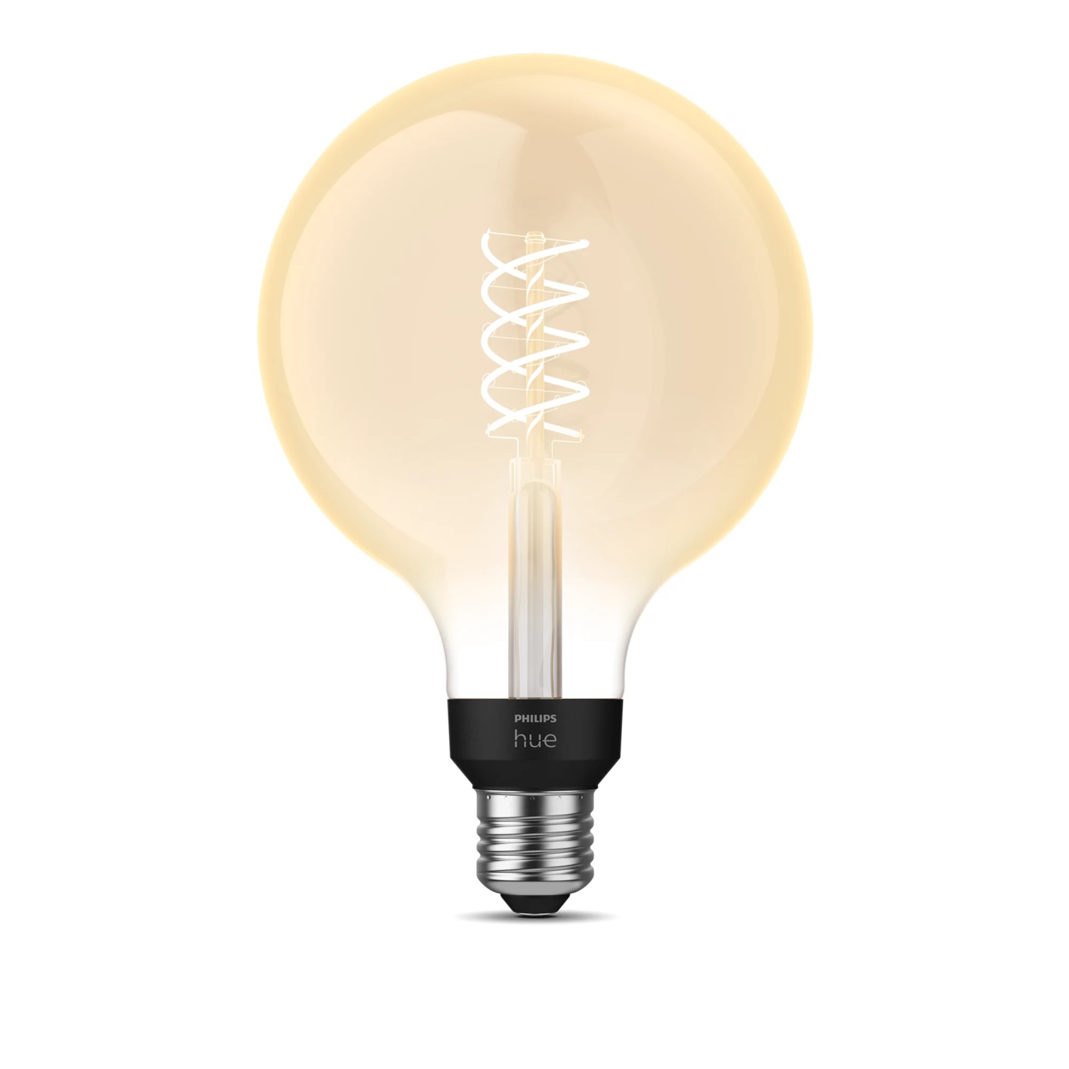 Philips Hue White Filament Lampadina LED Smart Globo E27 7W Dimmerabile Luce Bianca Calda Controllo Vocale e App