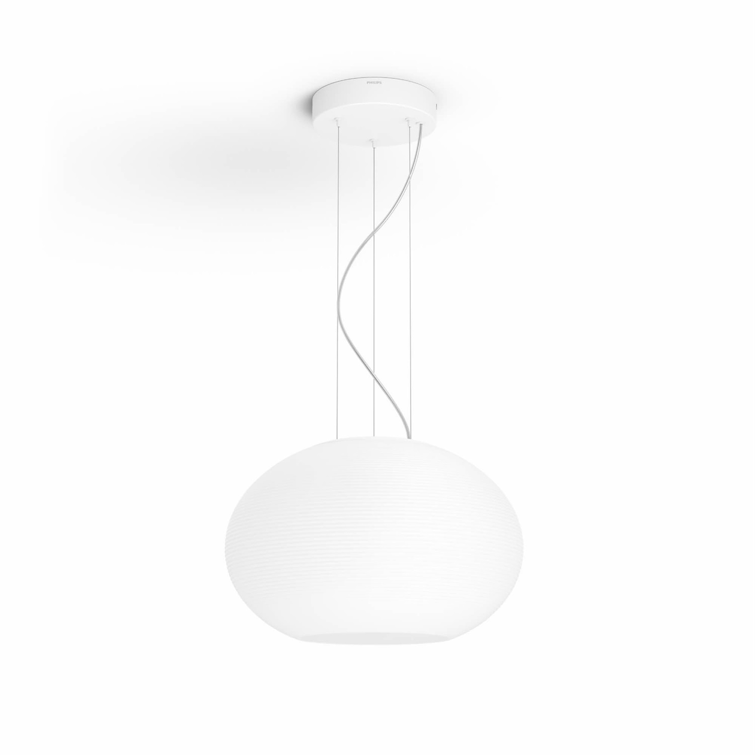 Philips Hue White and Color Ambiance Flourish Lampada a Sospensione LED Intelligente, Bluetooth, 31 W, Bianco, Dimmerabile, 2000-6500 K