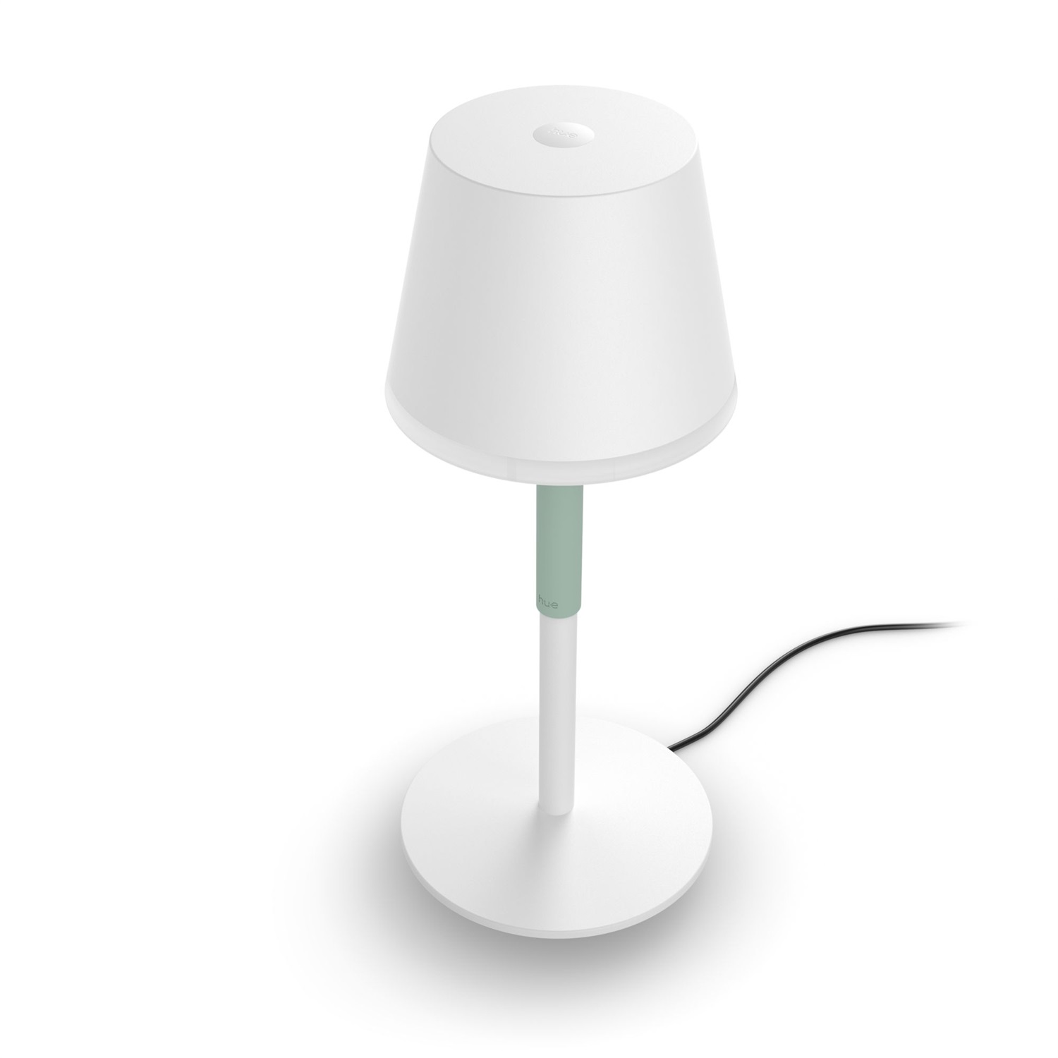Philips Hue White and Color Ambiance Go Lampada Smart da Tavolo Ricaricabile Bianca Wireless - 16 Milioni di Colori, Bluetooth/Zigbee, Dimmerabile