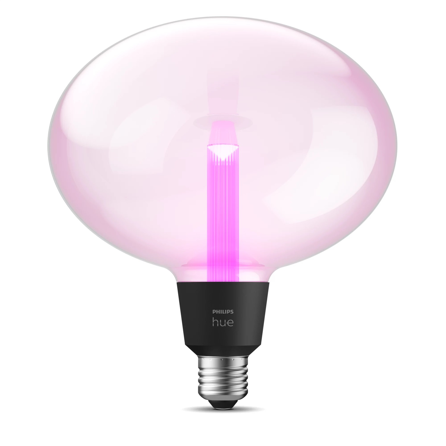 Philips Hue White and Color Ambiance Ellisse - Lampadina Smart E27 LED 6,5W Dimmerabile, Bianco e Colorato, Compatibile con Bluetooth e Controllo Vocale