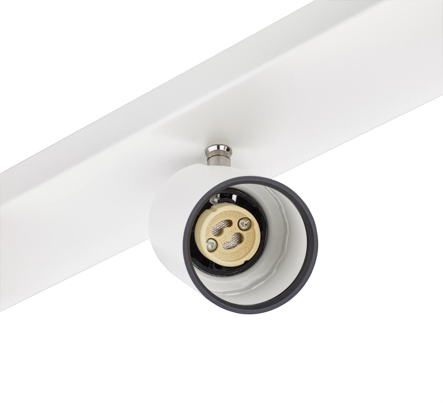 Philips LED Faretto Kosipo, 3 Punti Luce, GU10, 5.5W, Bianco, Design Elegante per Interni