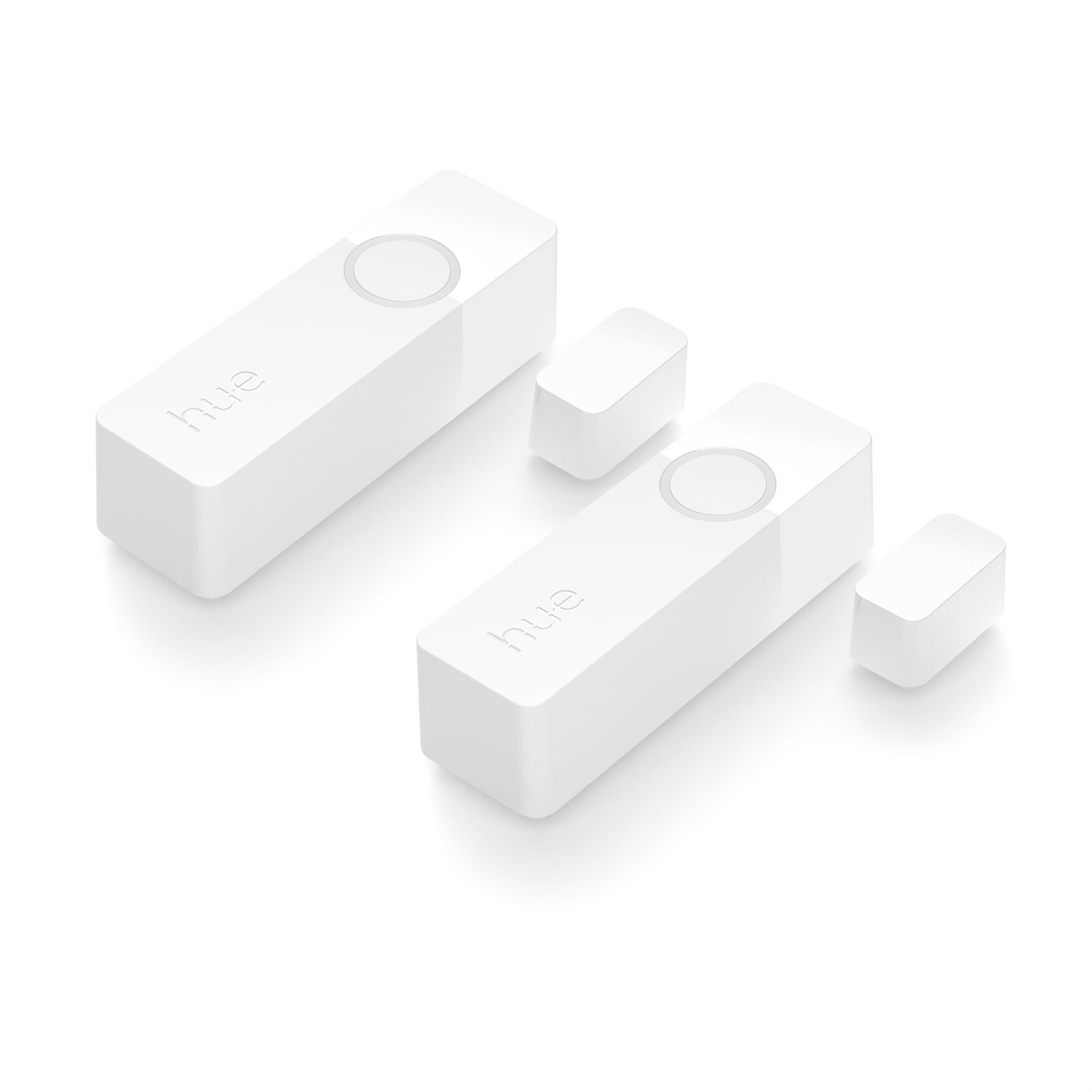 Philips Hue Secure Sensori di Contatto Wireless - 2 Pezzi, Batteria Lunga Durata, Montaggio Facile, Bianco