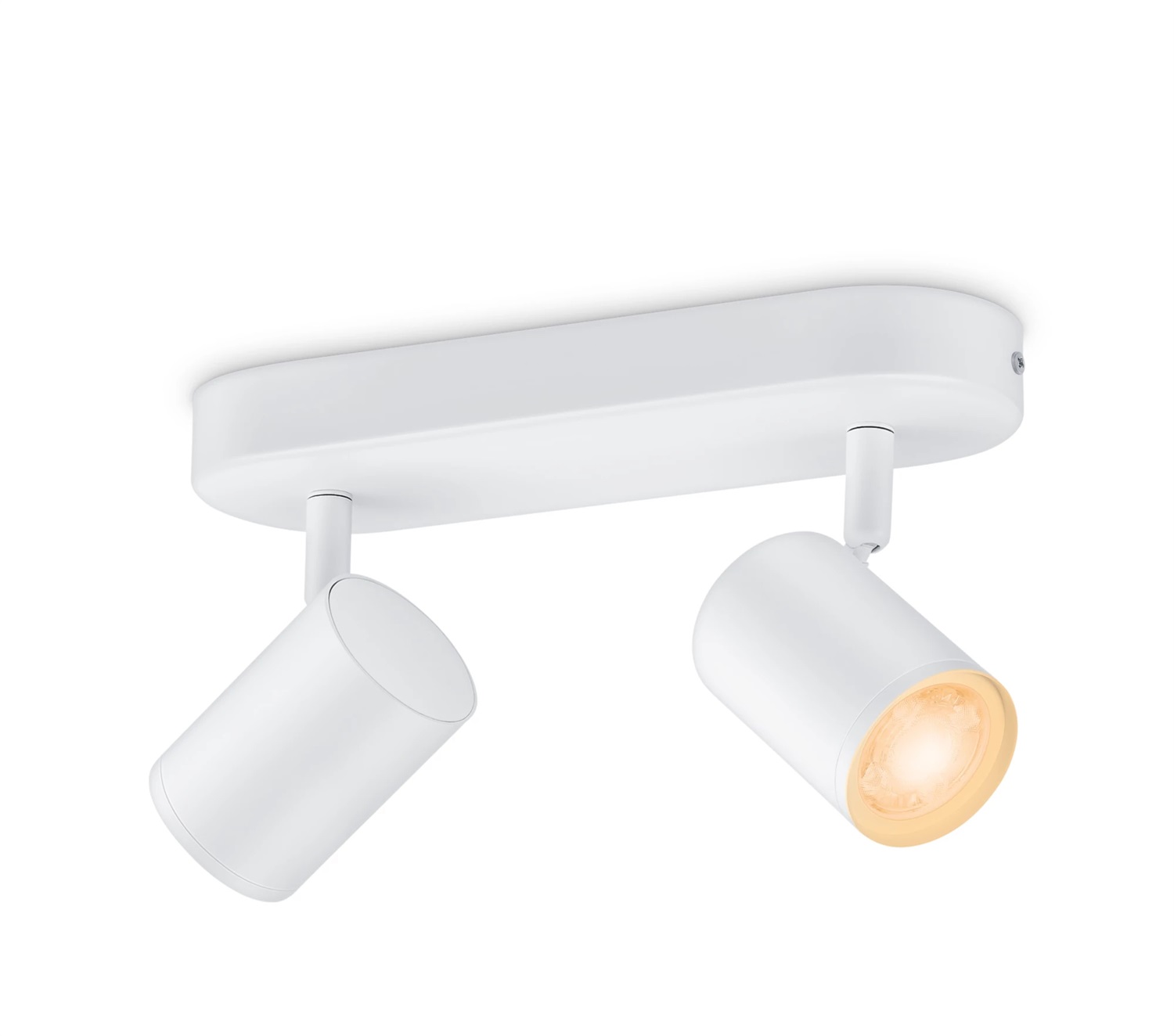WiZ Faretto Smart Imageo GU10 2x5W Dimmerabile con Controllo Vocale e Temperatura Colore Regolabile