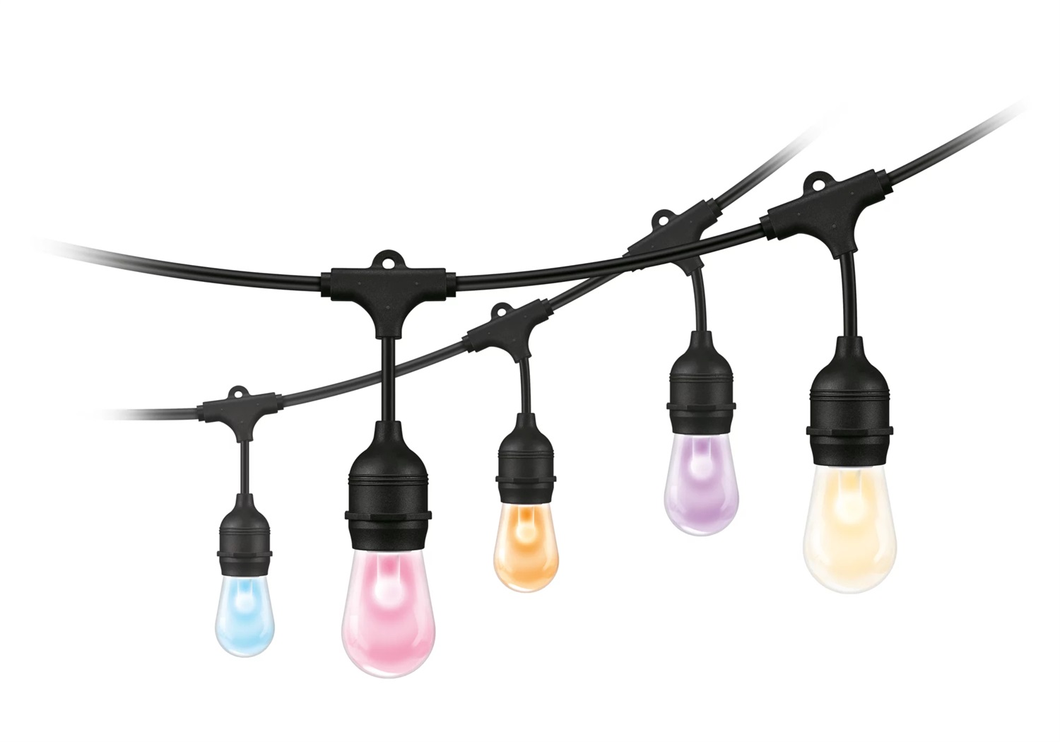 WiZ Catenaria Smart WiFi Dimmerabile Luce Bianca e Colorata, 8W, Milioni di Colori, Tecnologia SpaceSense, Controllo Vocale (Alexa, Apple HomeKit, Google Home)