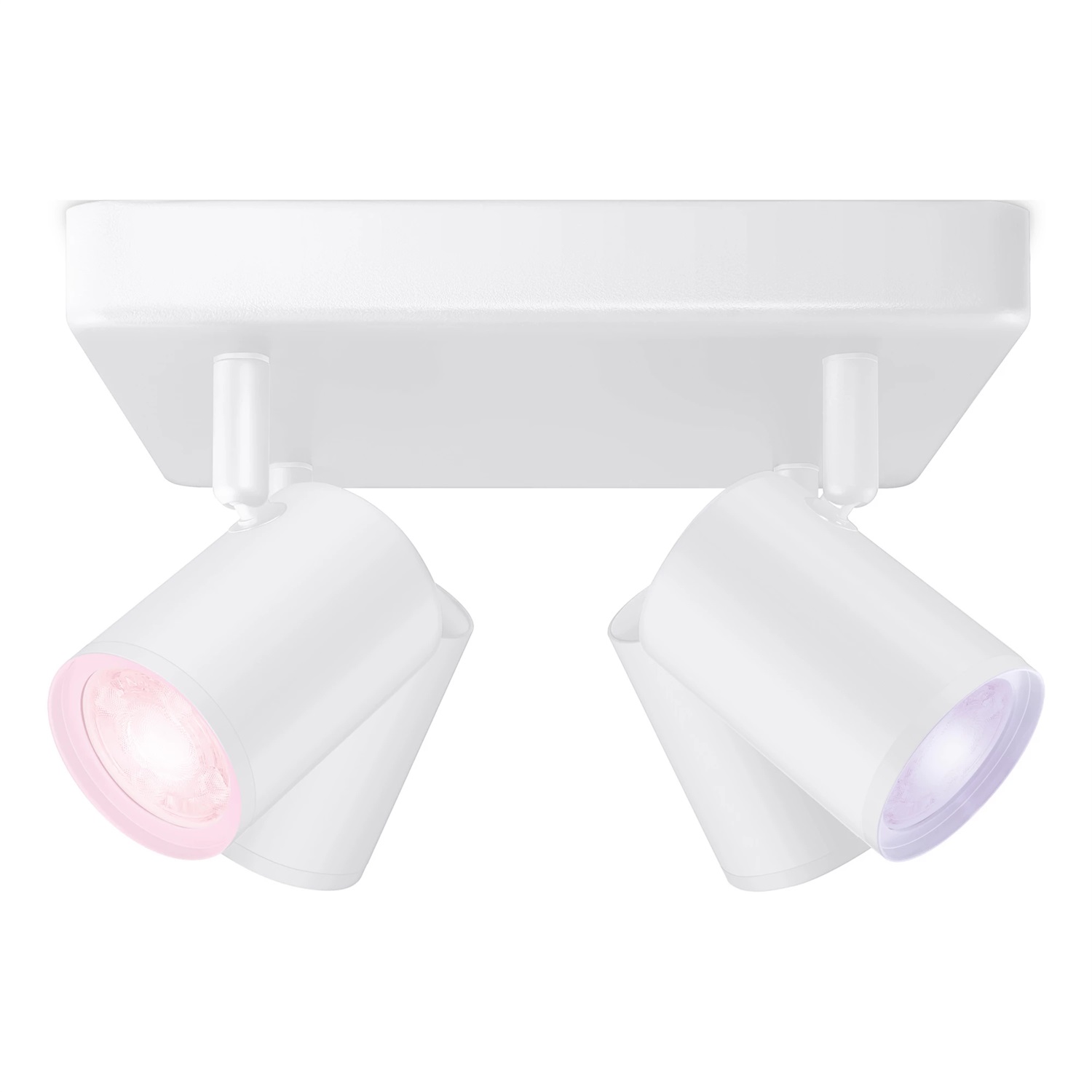 WiZ Faretto Smart LED Imageo WiFi Dimmerabile GU10 - Luce Bianca o Colorata, Controllo Vocale, Tecnologia SpaceSense