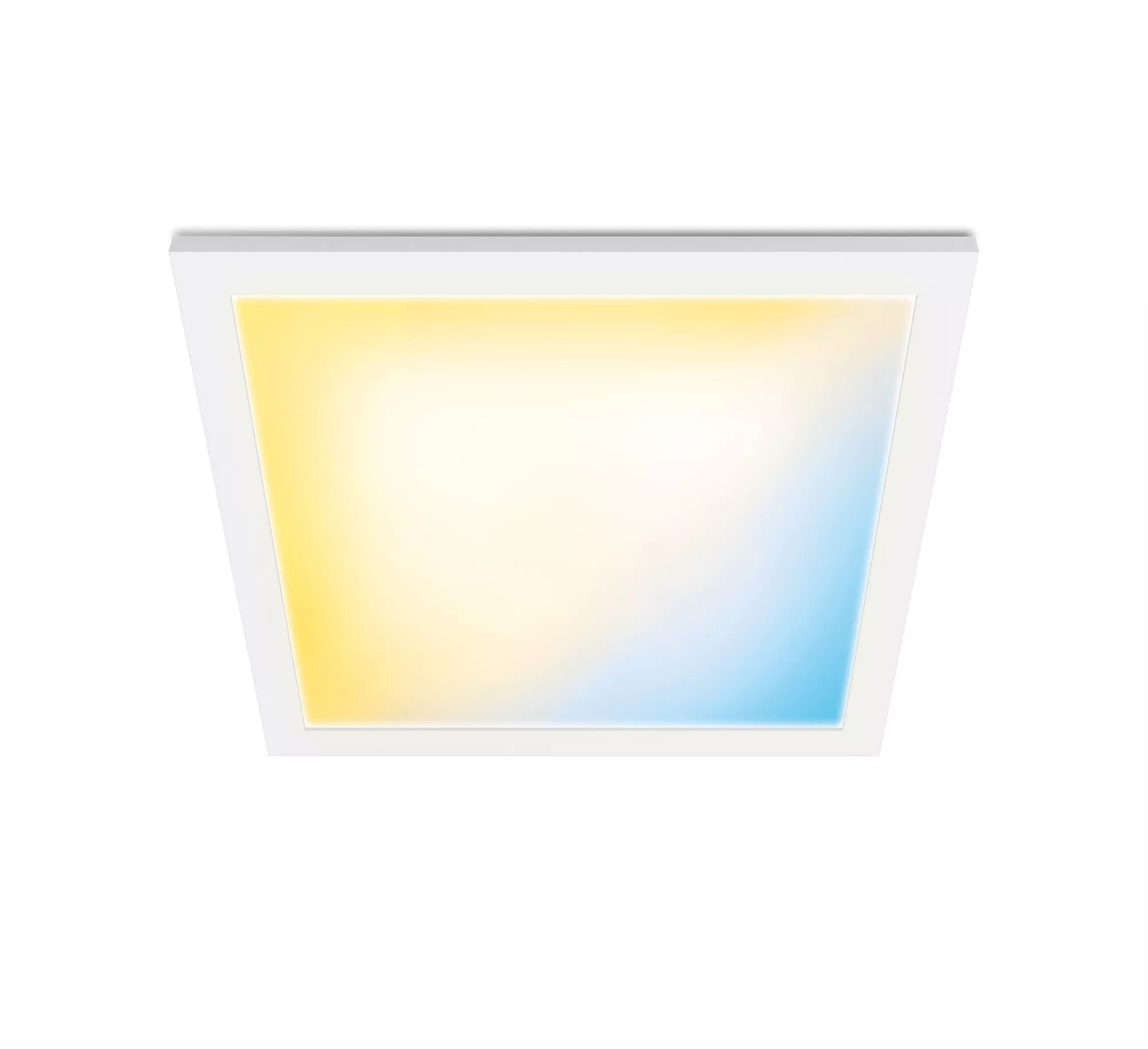 WiZ Plafoniera Quadrata Smart WiFi 36W - Luce Bianca da Calda a Fredda, Tecnologia SpaceSense, Controllo Vocale (Alexa, Apple HomeKit, Google Home), Design Elegante