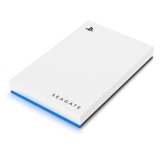 Seagate Game Drive per PlayStation - Disco Rigido Esterno 2 TB - USB 3.2 Gen 1 - Bianco - Portatile con Illuminazione a LED