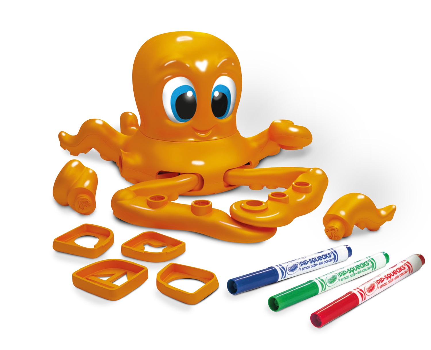 Crayola Polipetto Oscar - Gioco Attività per Creare Mandala con Stencil e Stampini, Età Consigliata 4-7 Anni