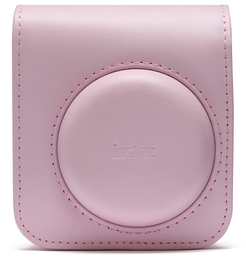 Fujifilm Instax Mini 12 Custodia Compatibile - Rosa Fiore con Tracolla Regolabile