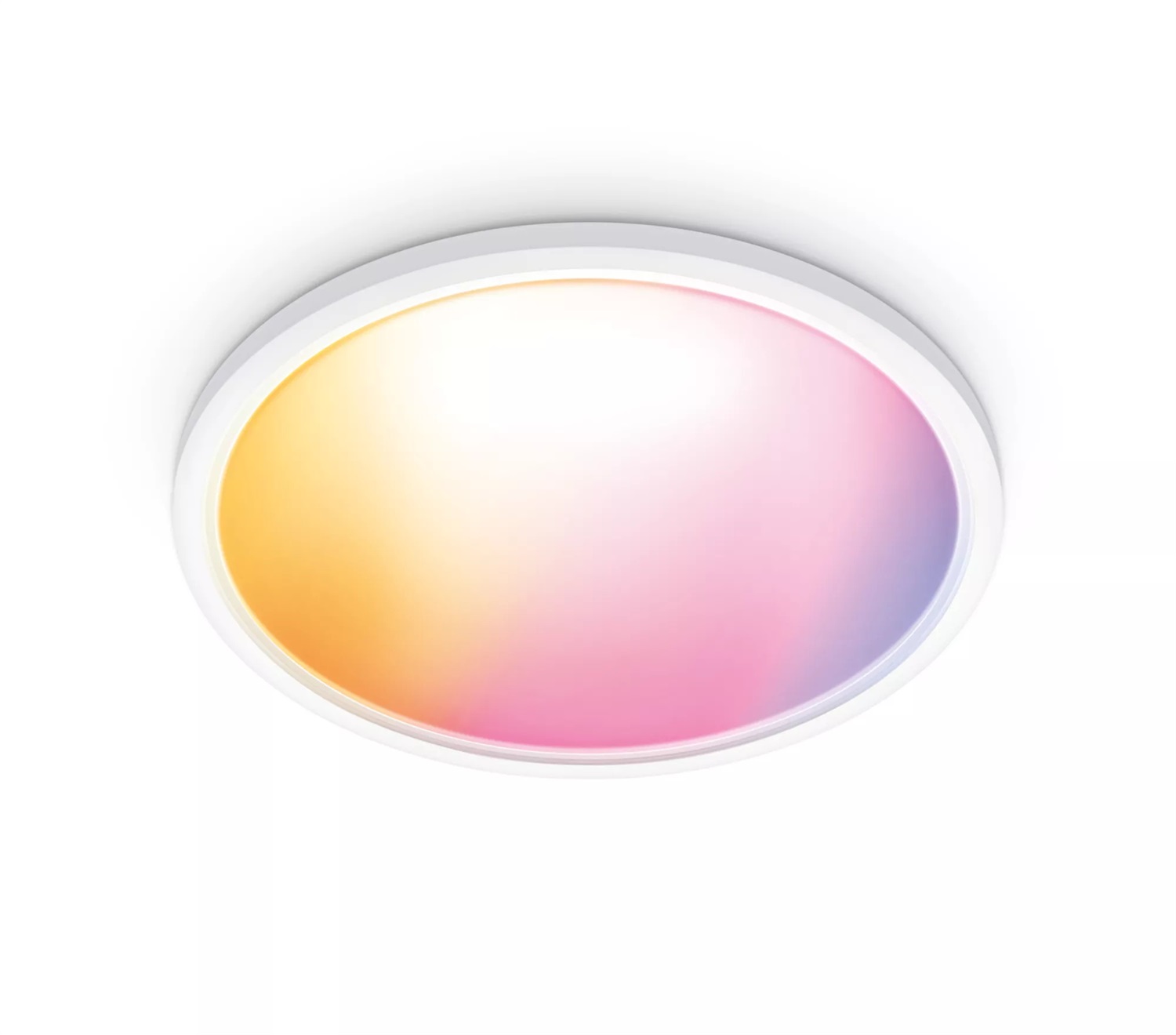 WiZ Plafoniera Superslim 32 W - Lampada a soffitto intelligente LED Bianco Ø 54.5 cm, Design super sottile, 2200 K