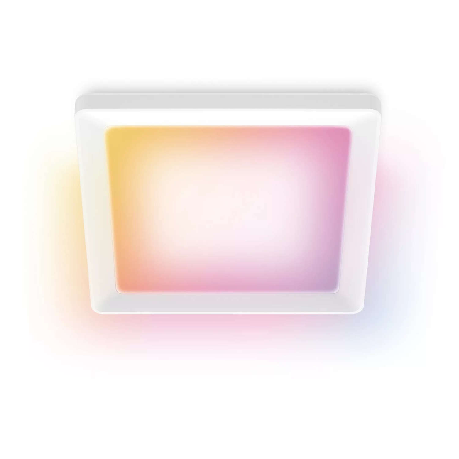 WiZ Smart Ceiling Panel Light - Lampada a soffitto LED dimmerabile, design sottile, controllo vocale e app, compatibile con Google Home, Amazon Alexa e Apple HomeKit
