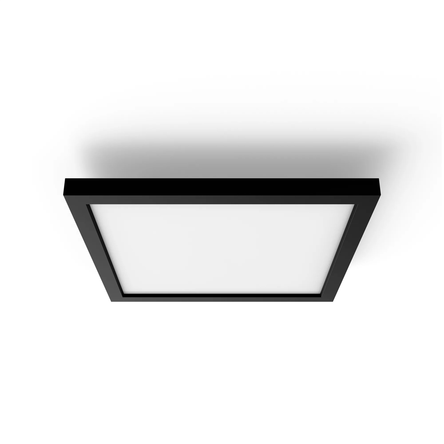Philips Hue White Ambiance Aurelle Pannello LED Quadrato Dimmerabile 19W Luce Bianca da Calda a Fredda, Nero