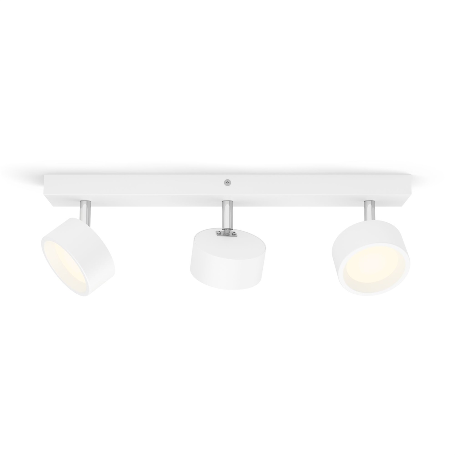 Philips Bracia Lampada a Faretto LED 5.5W, Luce Calda, 3 Punti Luce Orientabili, Certificazione EyeComfort