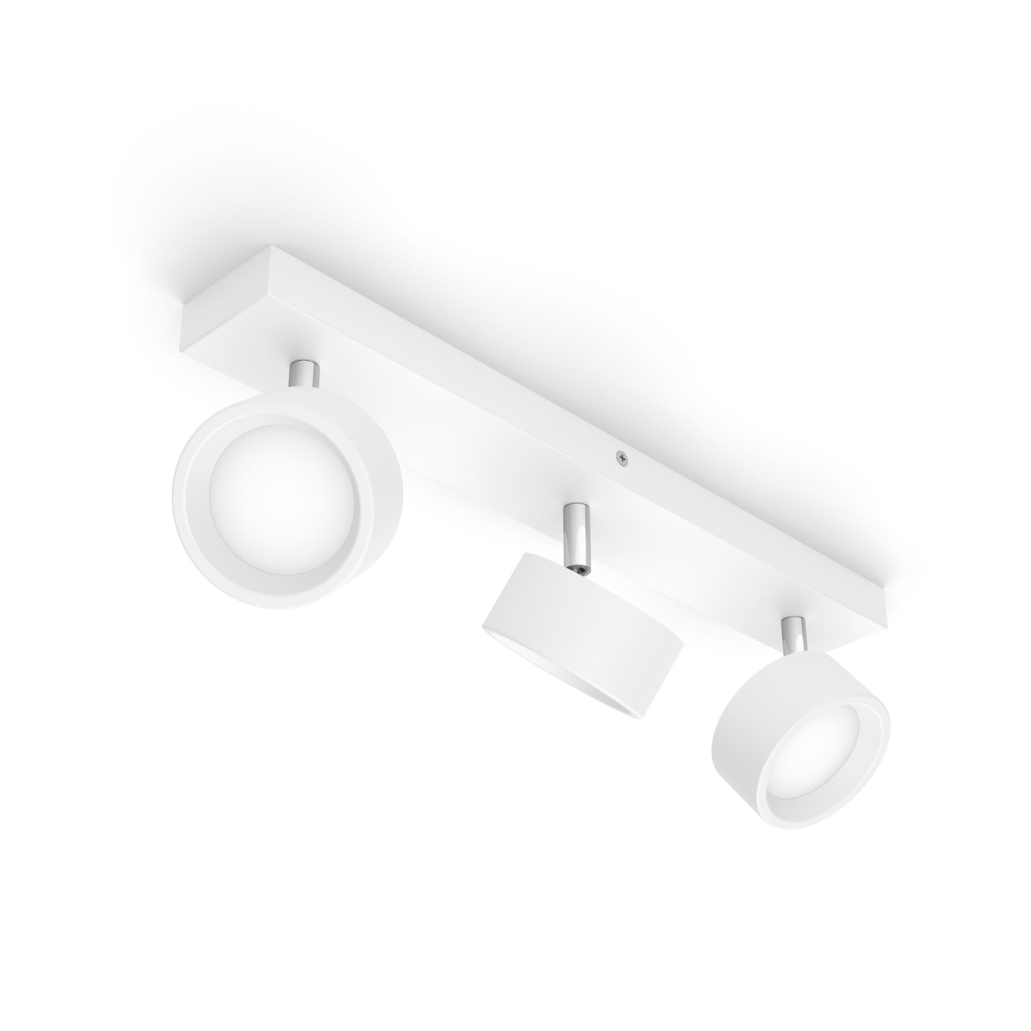 Philips Bracia Lampada a Faretto LED 5.5W, Luce Calda, 3 Punti Luce Orientabili, Certificazione EyeComfort