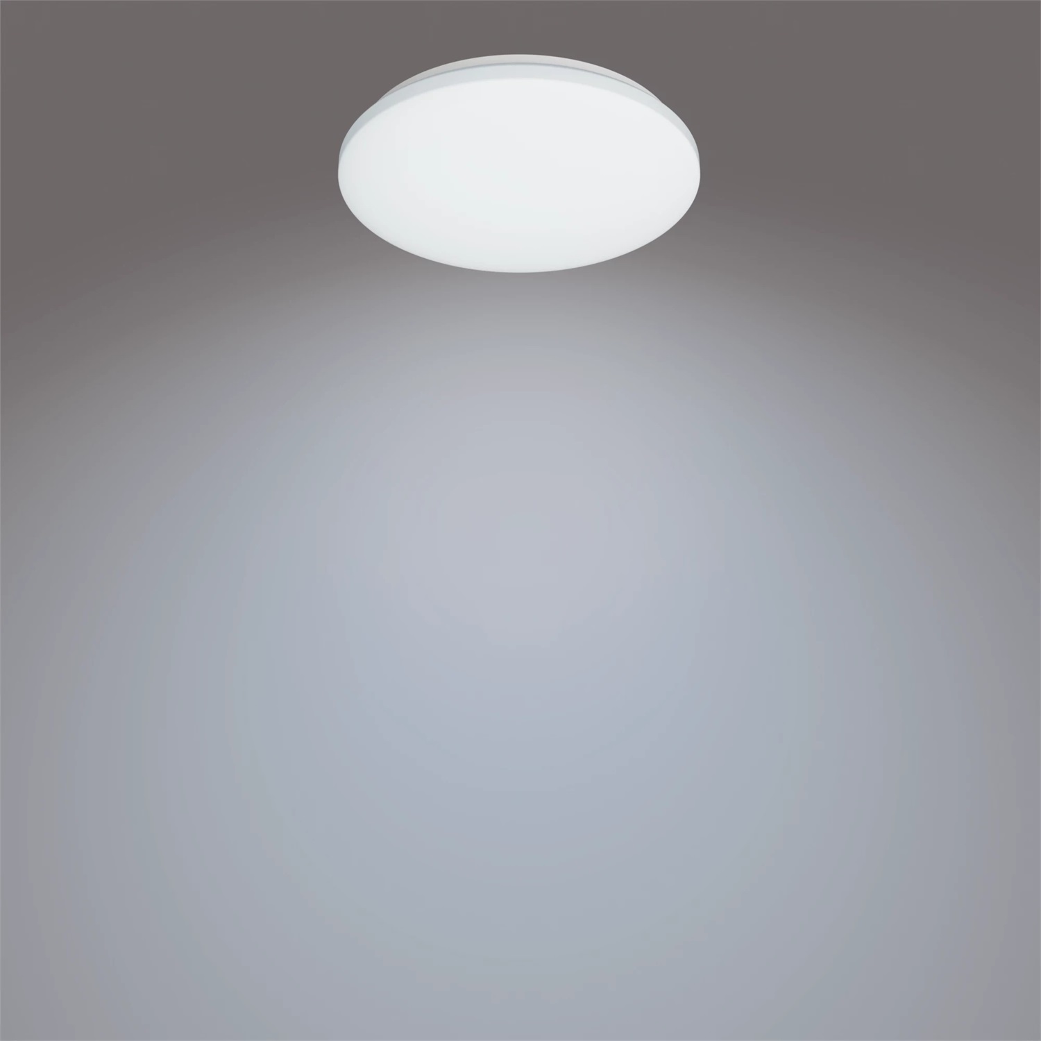 Philips LED Izso Plafoniera Rotonda con Telecomando, Dimmerabile, Luce Bianca da Calda a Fredda, 24W, Bianco