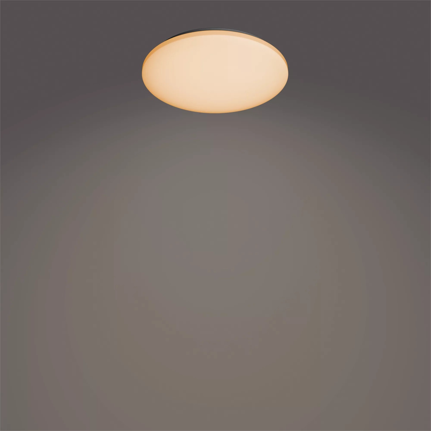 Philips LED Izso Plafoniera Rotonda 40W con Telecomando, Luce Regolabile Bianca da Calda a Fredda, Dimmer a Fasi, Certificazione EyeComfort