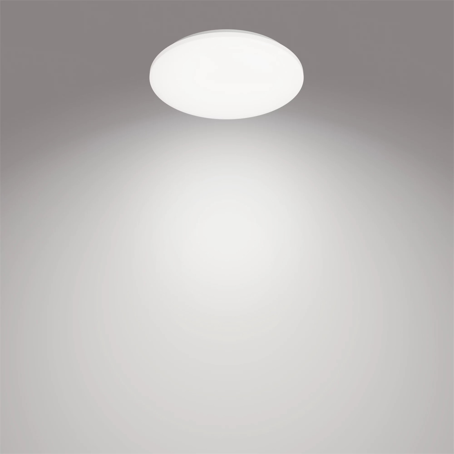 Philips LED Izso Plafoniera Rotonda 40W con Telecomando, Luce Regolabile Bianca da Calda a Fredda, Dimmer a Fasi, Certificazione EyeComfort