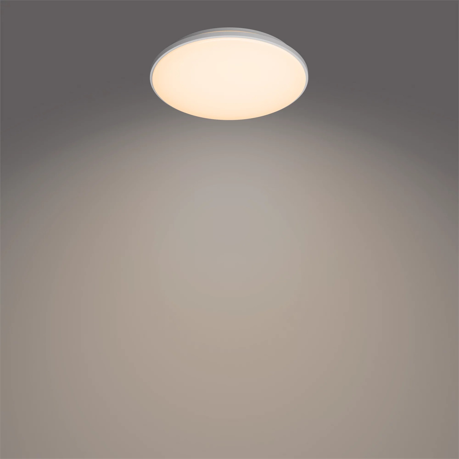 Philips LED Wincel Plafoniera Rotonda Dimmerabile 40W Bianco - Luce Bianca da Calda a Fredda con Telecomando e Certificazione EyeComfort