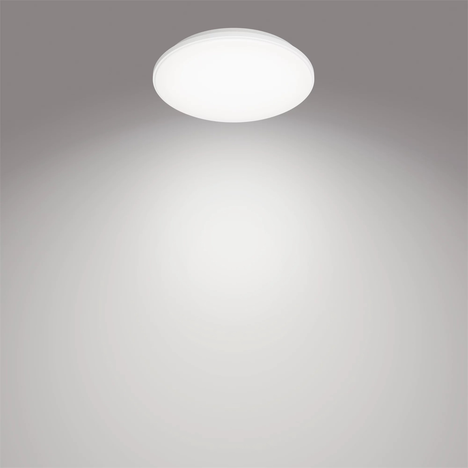 Philips LED Wincel Plafoniera Rotonda Dimmerabile 40W Bianco - Luce Bianca da Calda a Fredda con Telecomando e Certificazione EyeComfort