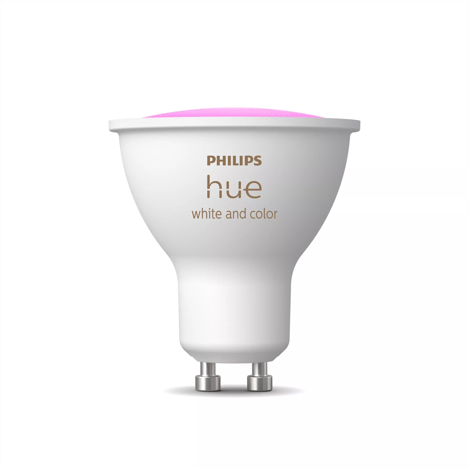 Philips Hue White and Color Ambiance Faretto LED Smart GU10 4,2 W - 400 lm, Luce Bianca da Calda a Fredda, Compatibile con Bluetooth e Controllo Vocale