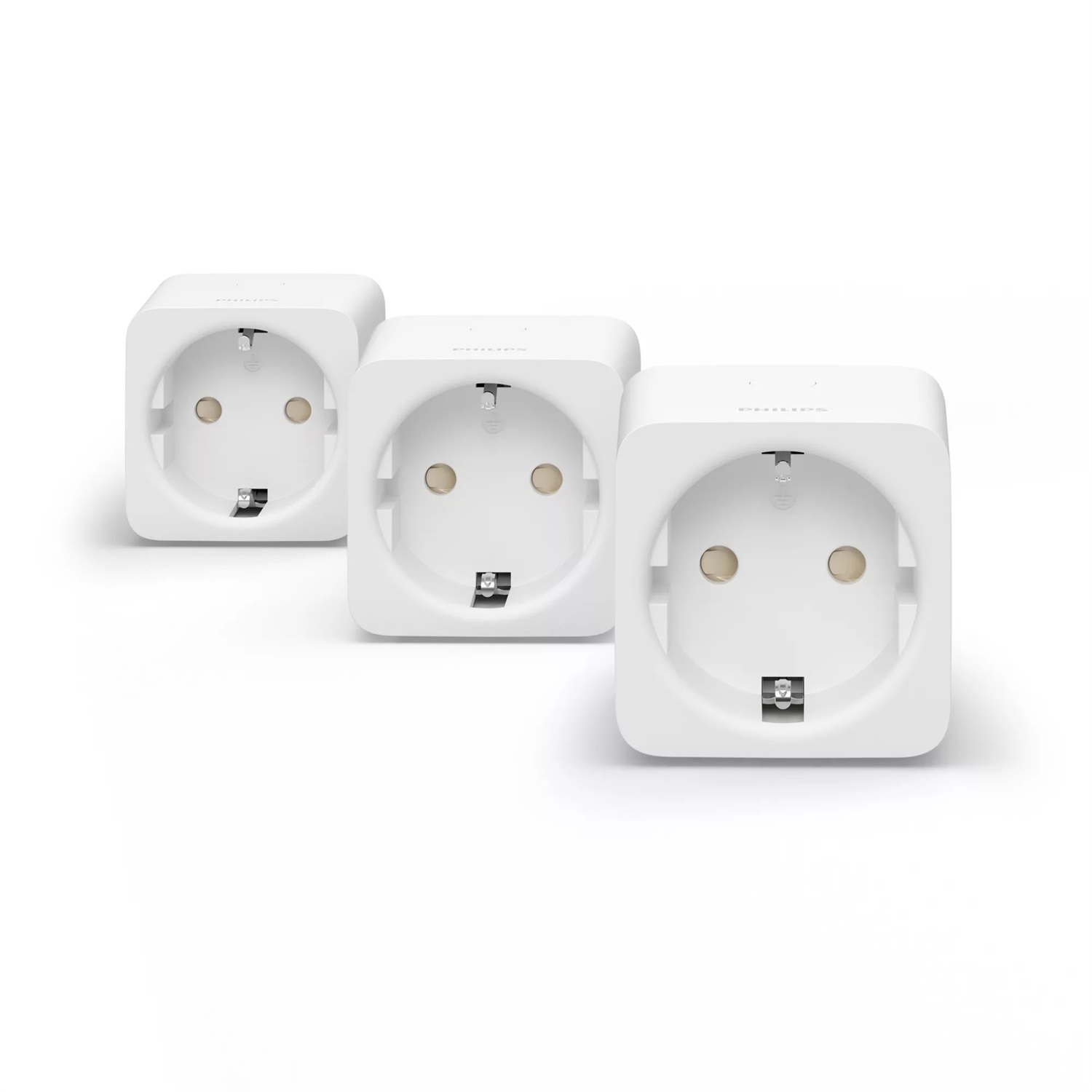 Philips Hue Smart Plug - Presa Intelligente Bluetooth, Compatibile con Alexa, Google Home e Apple HomeKit, Confezione da 3 Pezzi