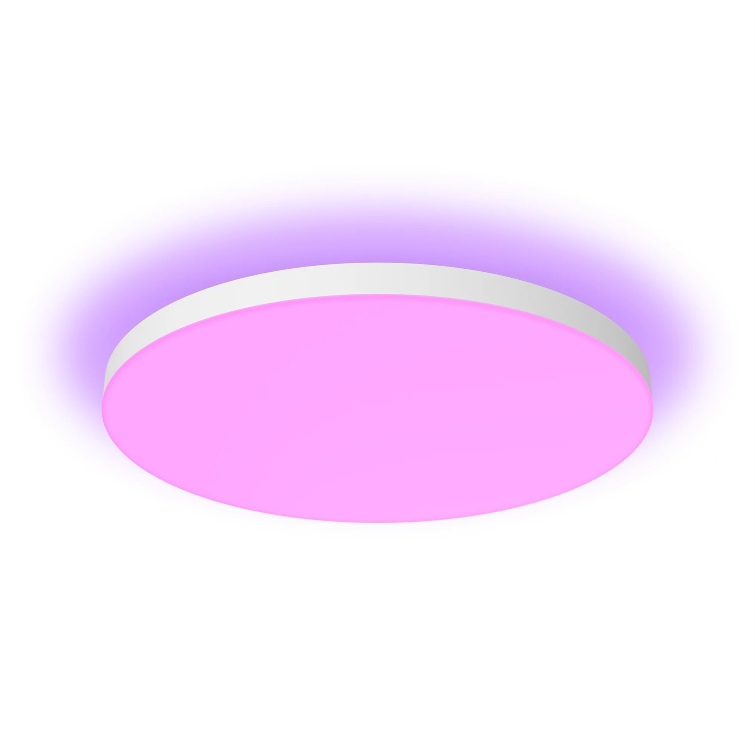Philips Hue Datura Pannello da soffitto Smart LED rotondo grande 57,4 x 57,4 cm Luce Bianca e Colorata 4850 lm Compatibile con Bluetooth e Controllo vocale