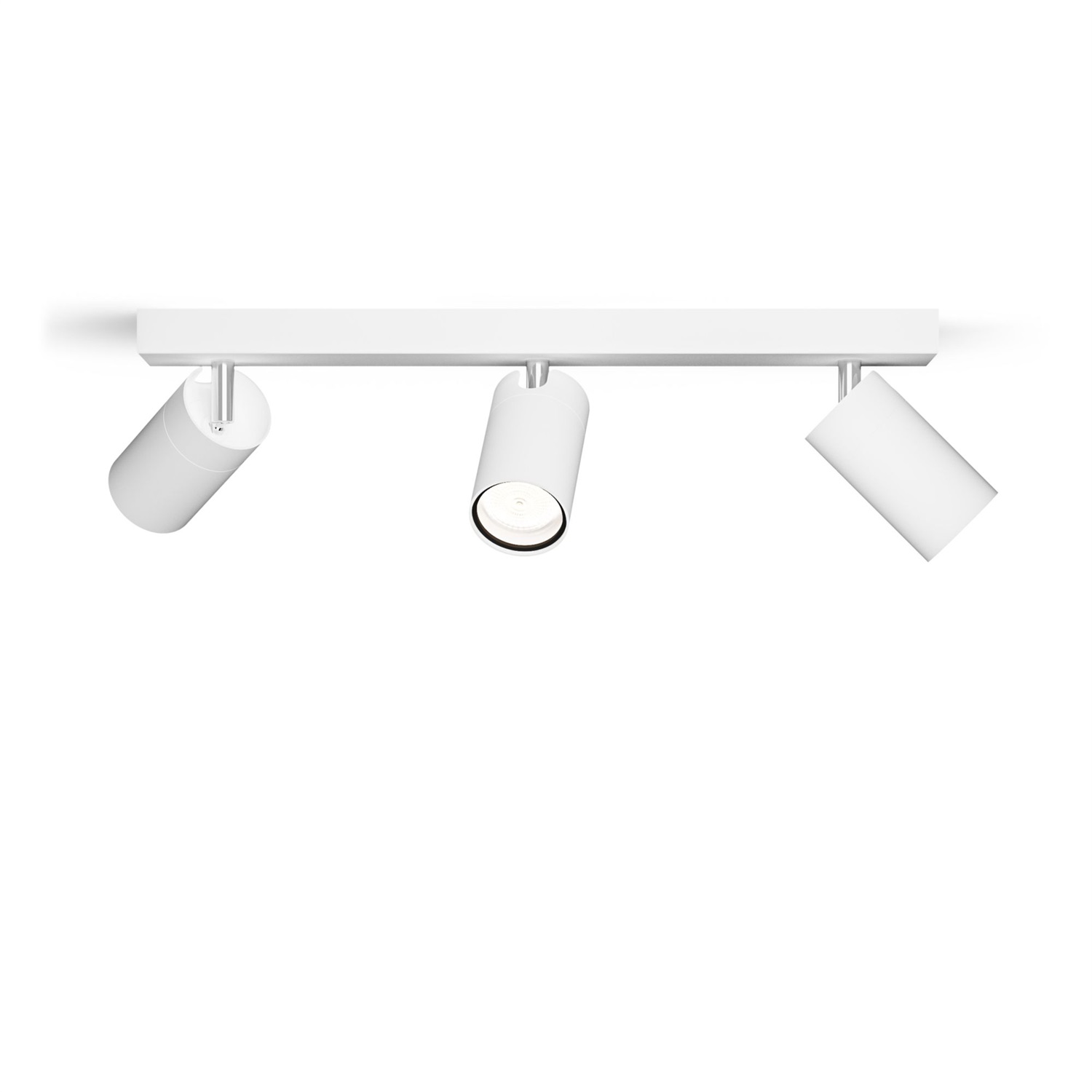 Philips Idris Faretto a Soffitto/Parete 3 Luci GU10 Bianco IP44 Resistente all'Acqua con Testa Regolabile