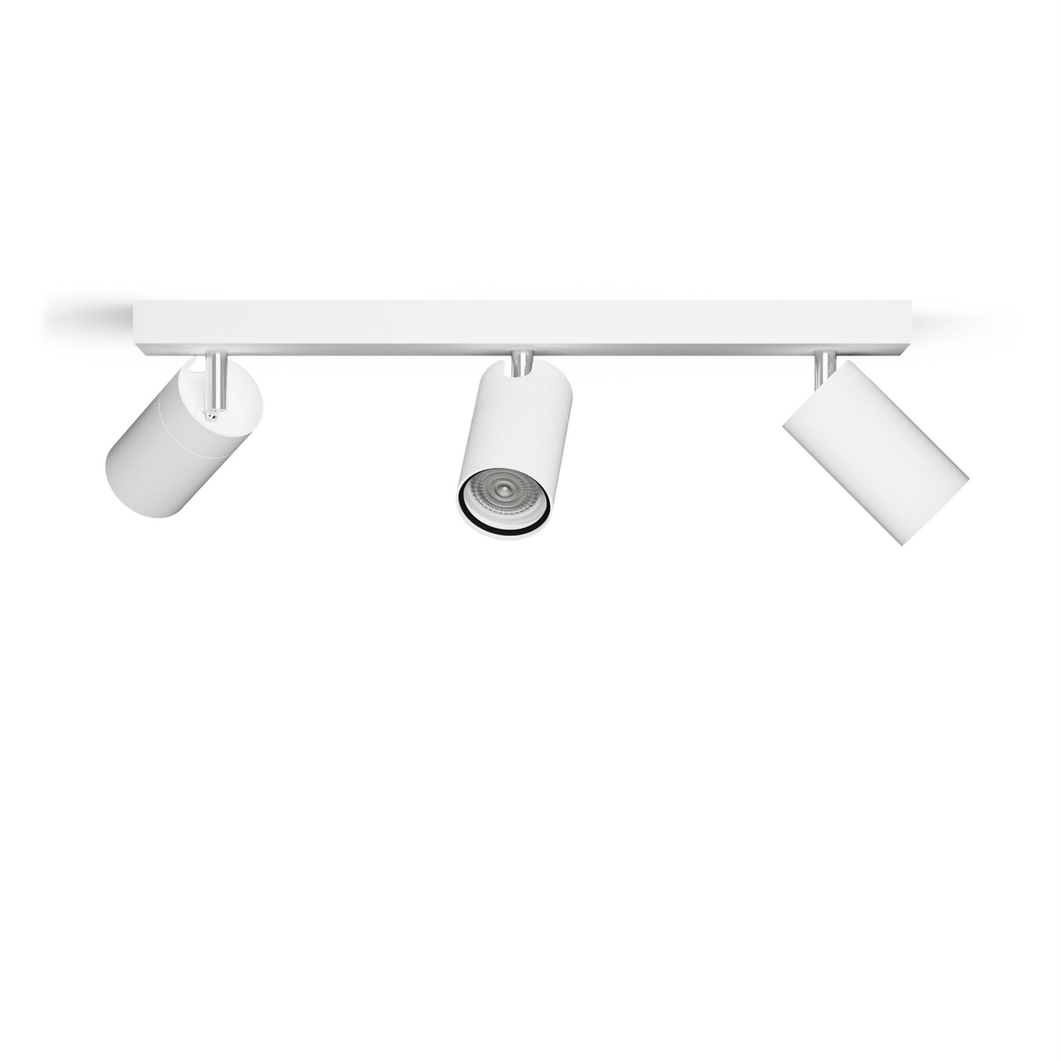 Philips Idris Faretto a Soffitto/Parete 3 Luci GU10 Bianco IP44 Resistente all'Acqua con Testa Regolabile
