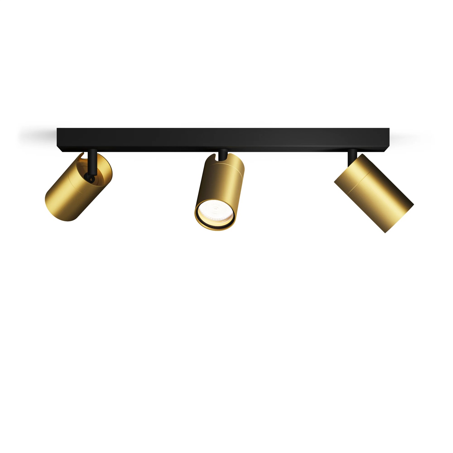 Philips Idris Faretto a 3 Luci GU10 in Ottone IP44 Resistente all'Acqua