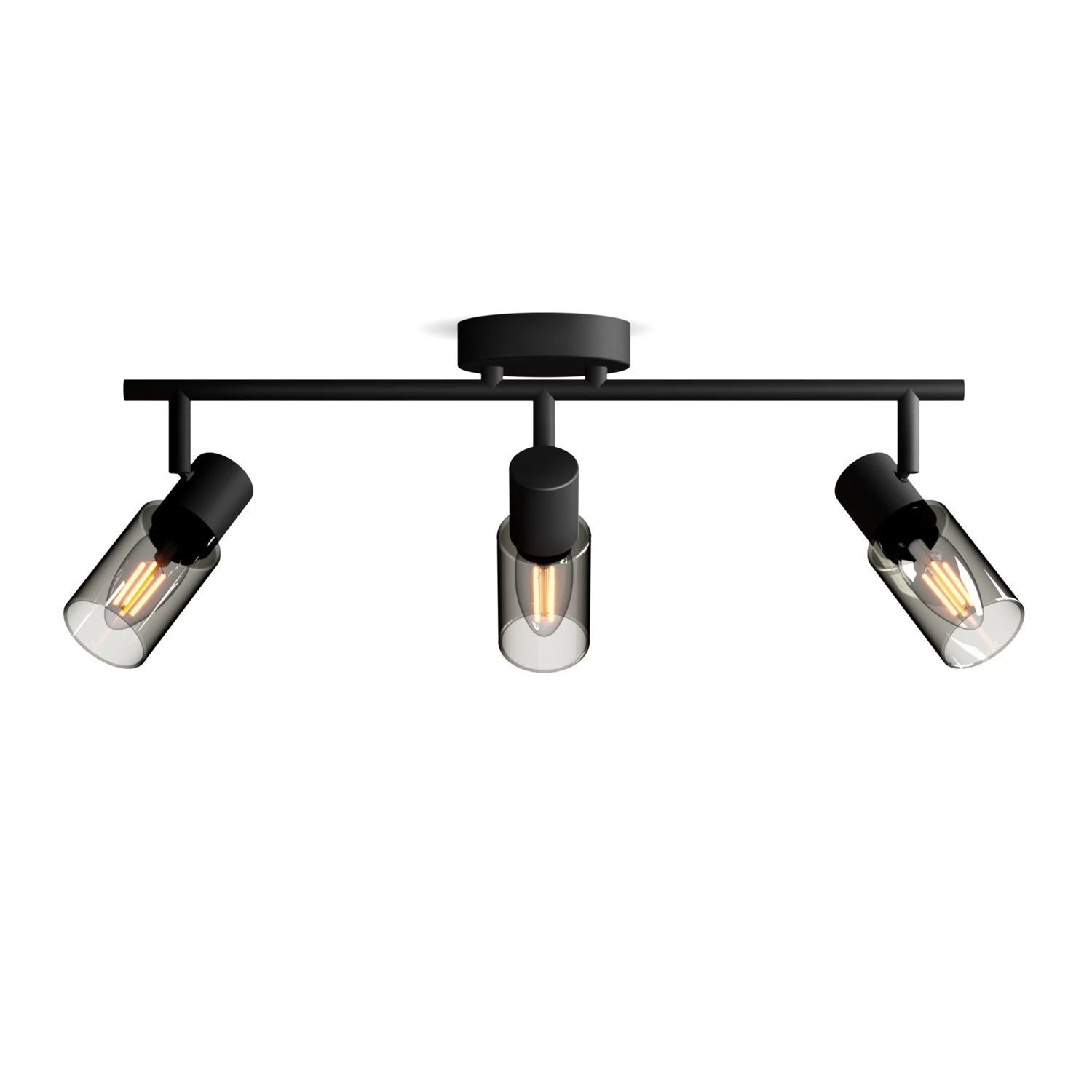 Philips Palms Faretto a Soffitto/Parete 3 Luci E14 Regolabile Nero IP20