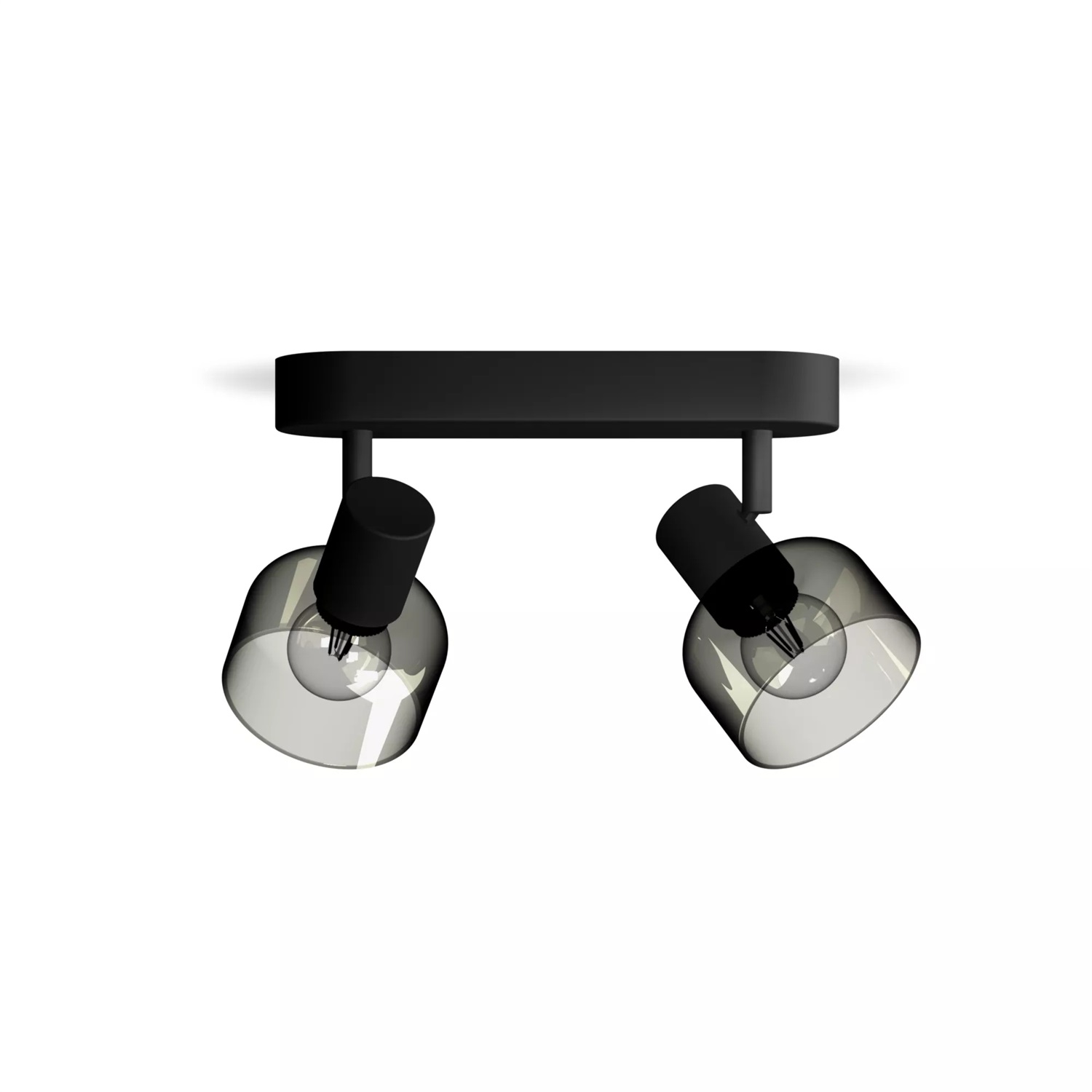 Philips Sleet Faretto a Soffitto/Parete 2 Luci E14 Regolabile Nero IP20 con Installazione ClickFix