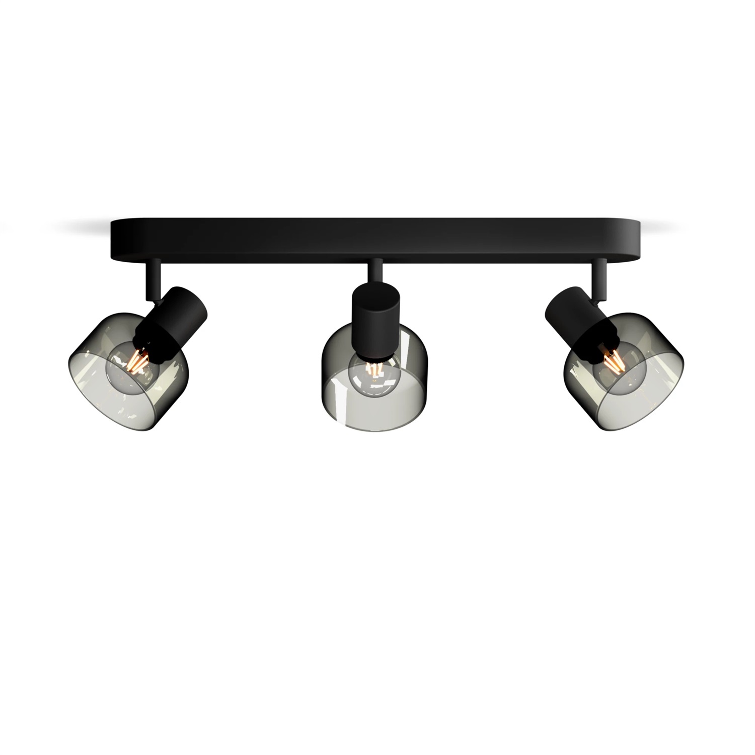 Philips Faretto Sleet 3 luci E14, Nero, Testa Regolabile, IP20